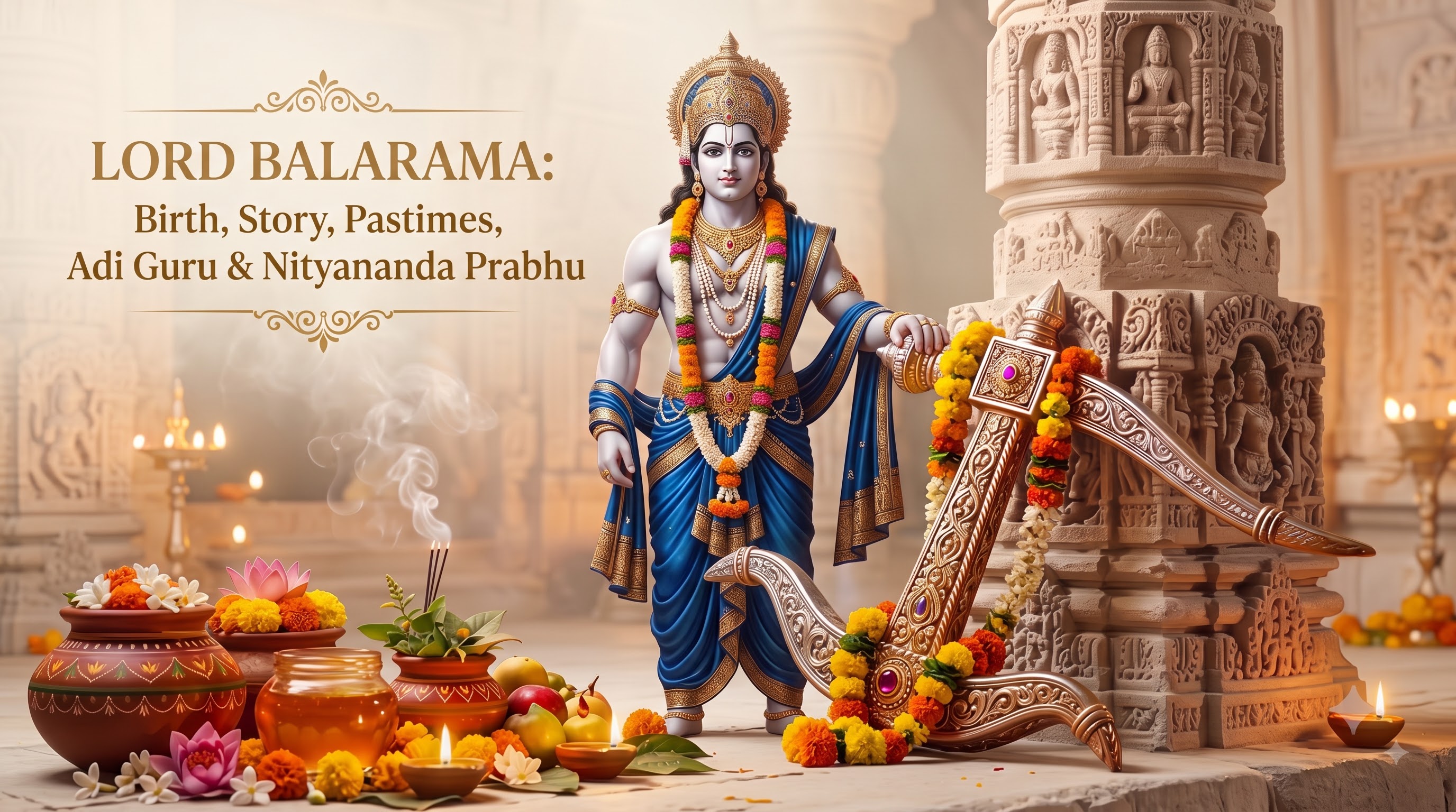 Lord Balarama: Birth, Story, Pastimes, Adi Guru & Nityananda Prabhu